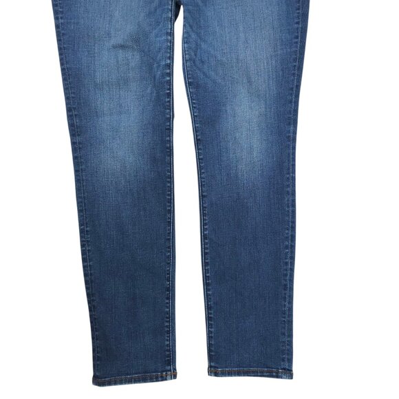Loft Curvy Skinny Jeans Womens Size 30/10 Medium Wash Mid Rise Denim - Picture 10 of 15
